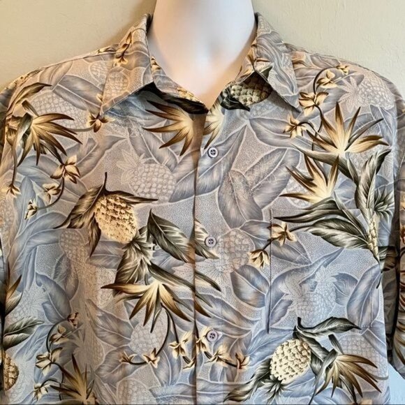Premier International Short Sleeve Button Down Shirt Mens Large - Picture 3 of 7